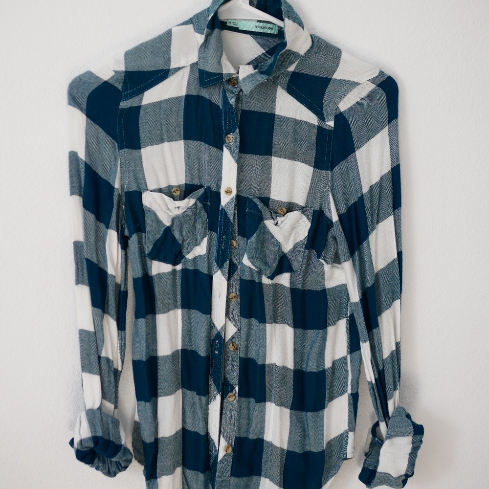 Dark Turquoise Flannel